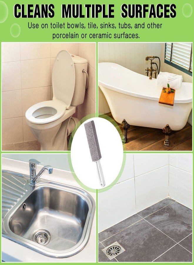 Vesici 20 Pack Pumice Toilet Bowl Cleaner Pumice Stone with Long Handle Toilet Stone Cleaning Block for Bath Grout Pool Kitchen Tubs Showers - Image 3
